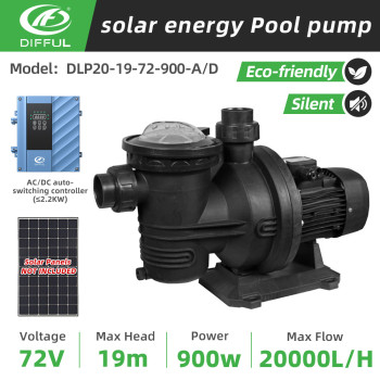 DIFFUL WBS 900W Solar Hybrid Pool Pump DC/AC Auto-switching Controller