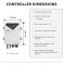 DIFFUL WBS Solar Surface Pump,48V 550W solar pump with mppt controller.