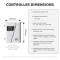 DIFFUL WBS Solar Well Pump kit,6inch 380/520V 7500W solar pump with mppt controller.