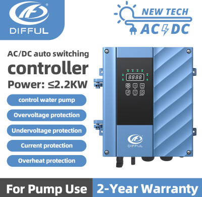 DIFFUL WBS DC/AC 300V Replacement Hybrid Controller Only for 2200W Solar Pumps MPPT