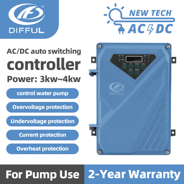 DIFFUL WBS 245V AC/DC 3000W solar  well pump Hybrid  Controller