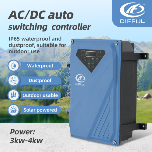 DIFFUL WBS 245V AC/DC 3000W solar  well pump Hybrid  Controller