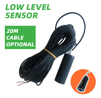DIFFUL WBS Low Level Sensor for Solar Bore Well Pump Float Switch Tank Pool Water 20m Cable