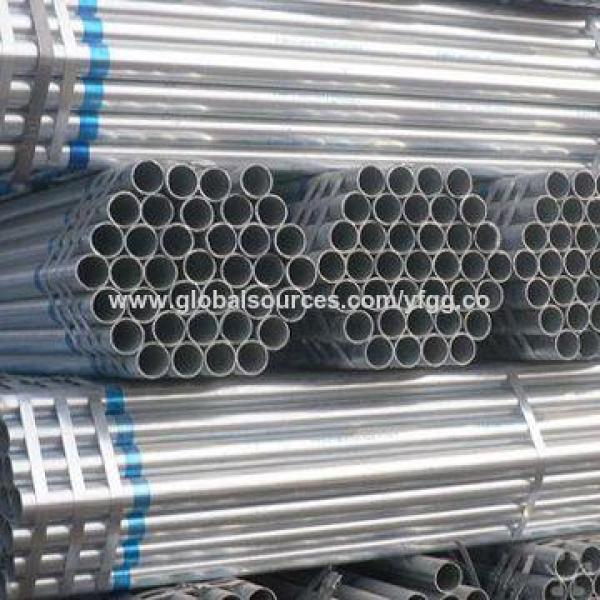 STK400 hot dip galvanized mild steel pipe