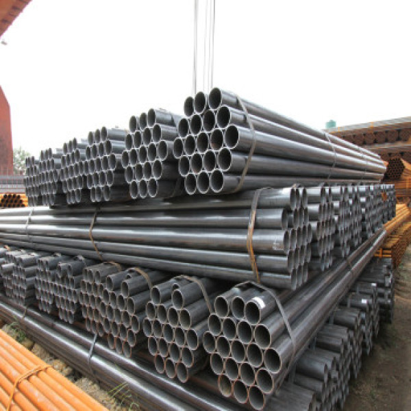 metal tube ERW Q345 black round steel welded pipe