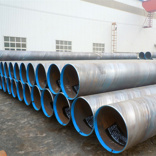 Tianjin ASTM A252 Construcción de tubería soldada en espiral Apilamiento de tuberías
