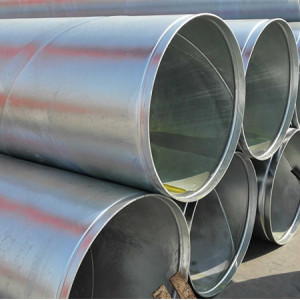 Grooved ends galvanized spiral steel pipes with API 5L standard