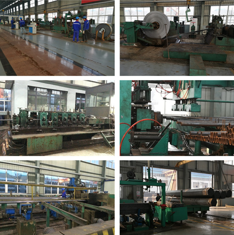 erw steel pipe factory