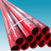 ASTM A53 Fire Sprinkler Pipe with Red Painted fire pipe slotted end