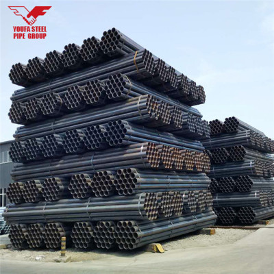 YOUFA Brand fabrica el precio de la tubería de acero al carbono negro ERW por tonelada