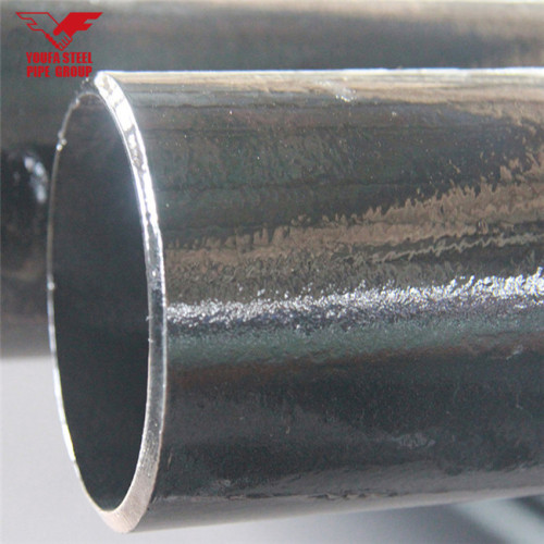 Tianjin Youfa marca Q195 Q235 ERW tubo de acero negro soldado precio de acero
