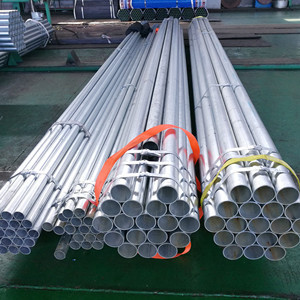 bs 1387 galvanized steel pipe export 6 meter 48.3mm