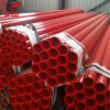 2" 60.3 mm Fire Sprinkler Pipe with Groove End and painted Red