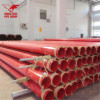 FM Certificate ASTM A135 A795 Red Galvanized Grooved Ends Steel Pipe