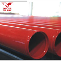 Fire Sprinkler Pipe with Red Color Painted