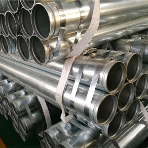 ASTM A795 black/galvanized steel pipe with grooved ends
