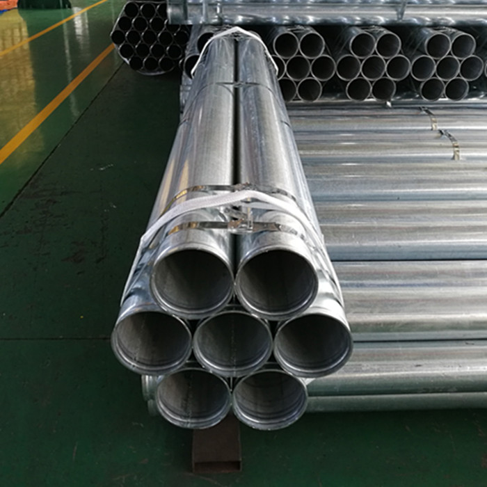 4 Inch 114.3 Mm Galvanized Pipe With Rolled Groove End | Grooved End ...