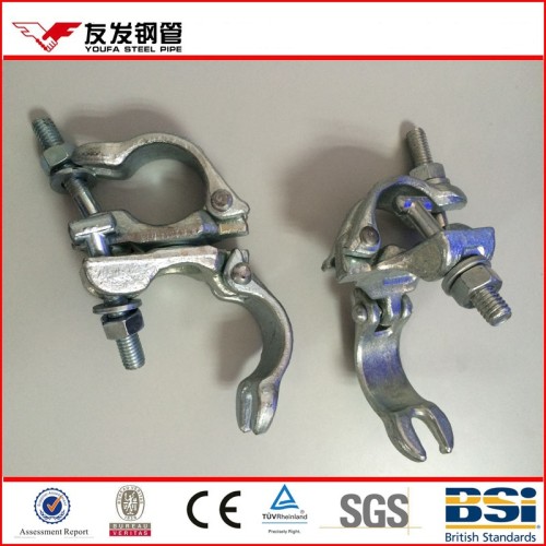 Tianjin Youfa manufacturer electro galvanized 4 inch pipe clamp