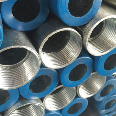 Threaded Hot dip galvanized carbon welded steel pipes