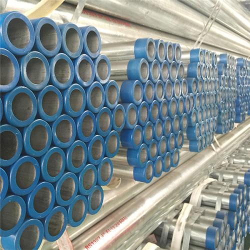5 inch galvanized steel round pipe with threaded ends