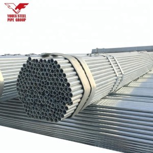 BS1139 sch40 gi steel pipe list 48.6mm