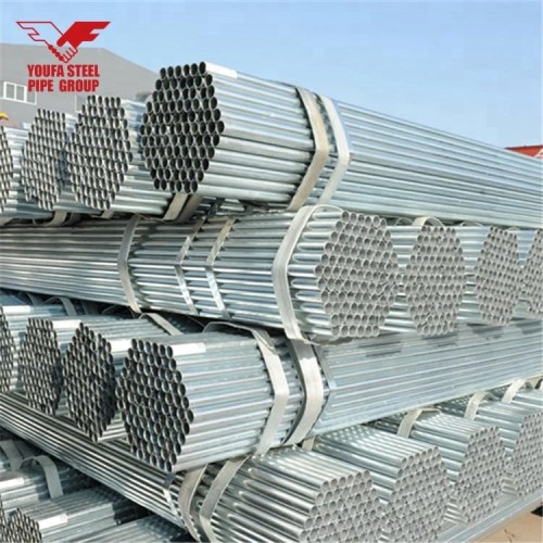 ASTM A53 schedule 40 bs1387 greenhouse pre zinc coated round steel pipe
