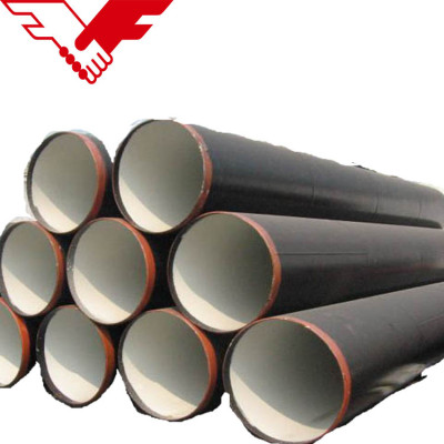 3PE coated SSAW Spiral welded steel pipes for water