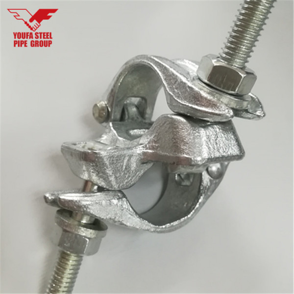 Tianjin Youfa manufacturer electro galvanized 4 inch pipe clamp
