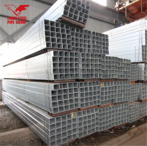 100mm Galvanized MS Square Pipe with Full Sizes