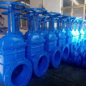 high quality flange resilien tseated cast iron gate valve for oil and gas