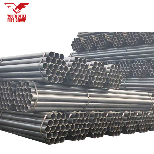 ASTM A53 black steel pipes carbon 6 Meter