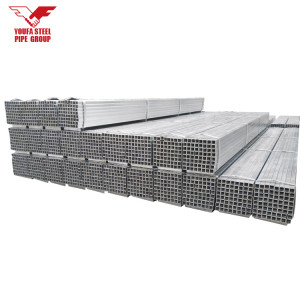 q235  hot dipped galvanized square steel pipes or tubes