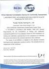 laboratory accreditation certificate