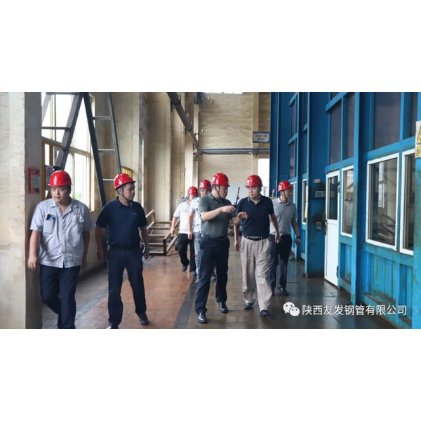 Zhang Qifu, director of China Steel Research and Technology Group, visited Shaanxi Youfa for guidance and exchange