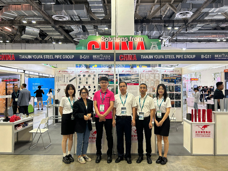 Youfa Steel Pipes and Pipe Fittings show on Singapore Exhibition on September
