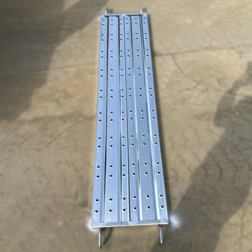 Scaffolding Catwalk Galvanized Steel Plank With Hooks