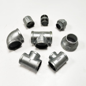 Galvanized Fittings Threaded Straight Tee