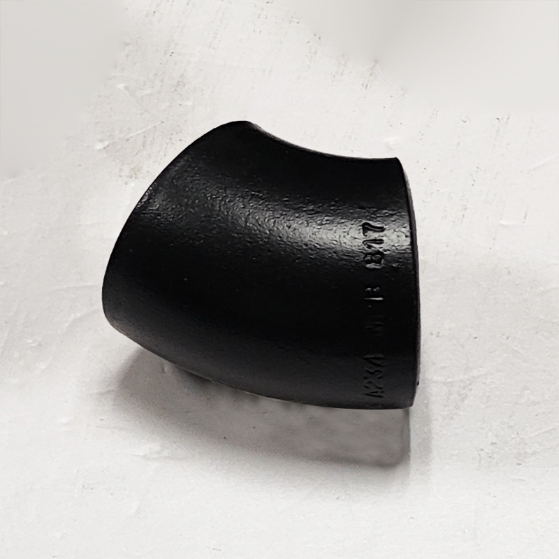 45 degree black steel elbow