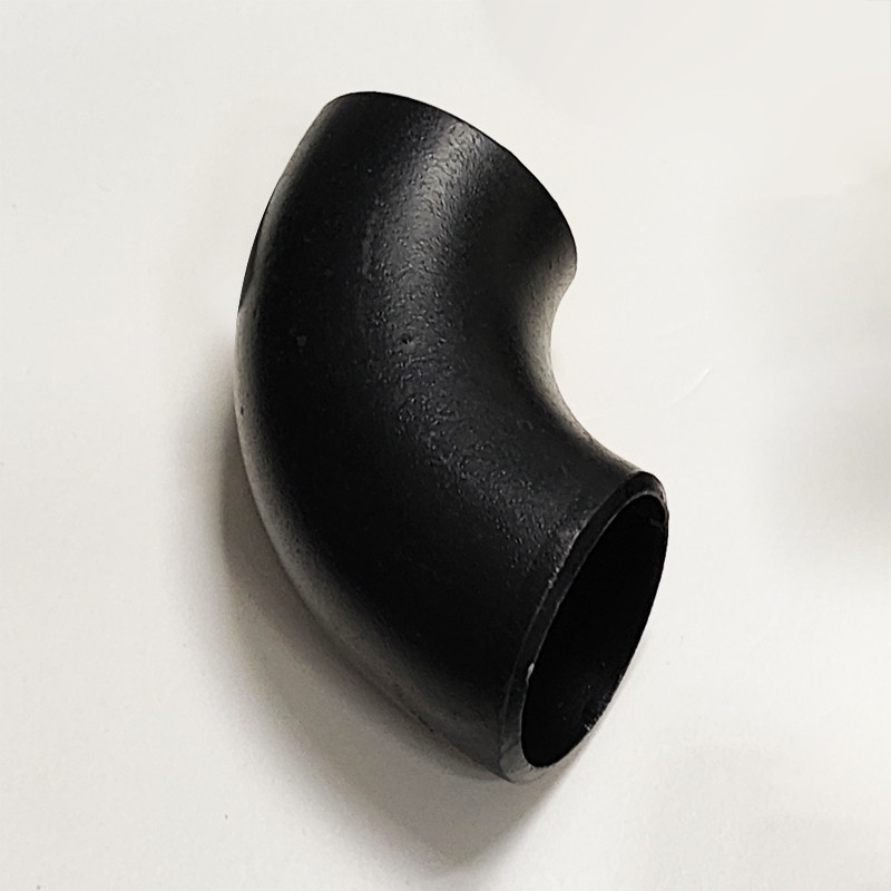 90 degree black steel elbow