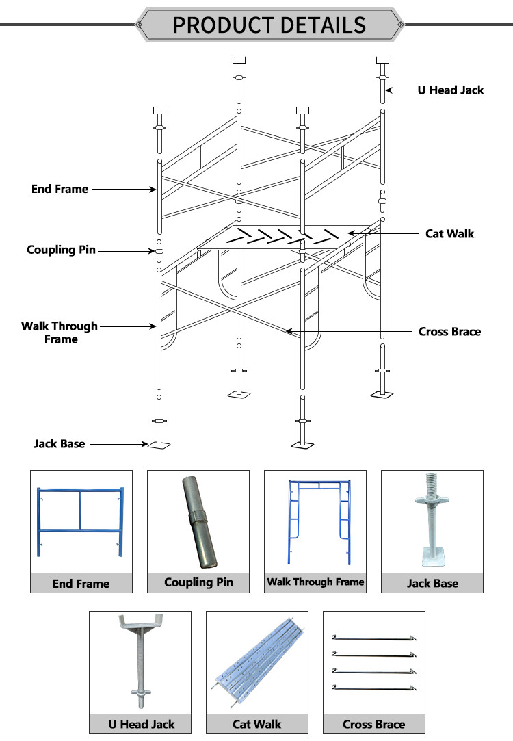 frame scaffolding component