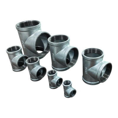 Galvanized Fittings Threaded Straight Tee