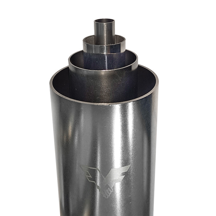 different diameter stainless pipes