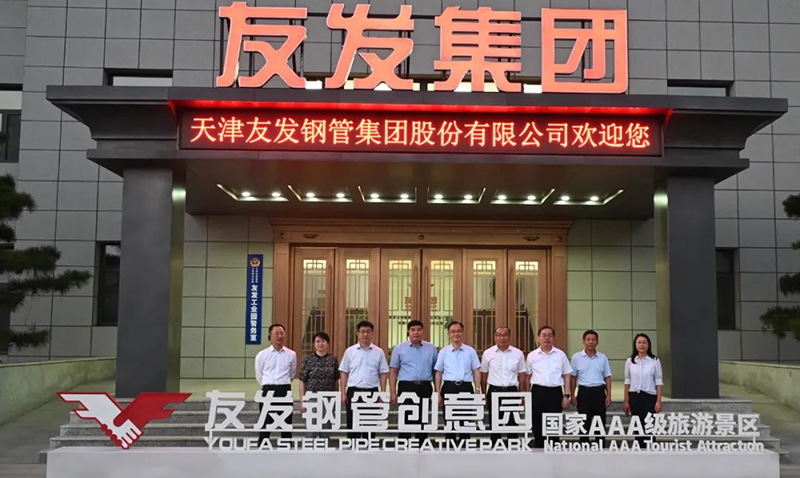Liu Guiping, Standing Committee member of Tianjin Municipal Committee and Executive Vice Mayor, visited Youfa Group for investigation