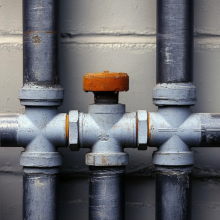 Can galvanized pipe be used for gas ?