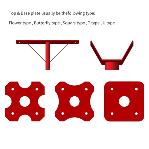 Steel Prop Flower Plate