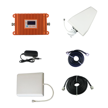 Orange Dual Band 3G 4G Cell Phone Booster  4G1800/ 3G2100 mobile phone repeater