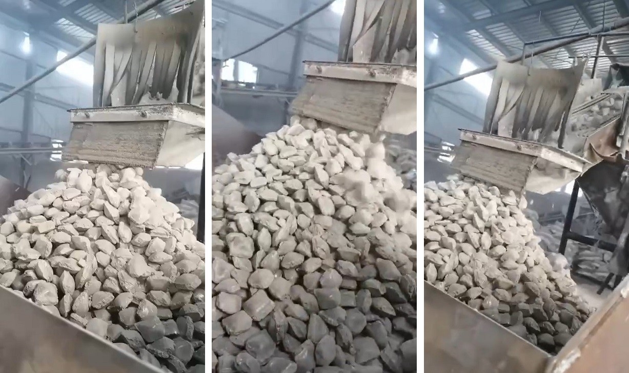 The new 1000ton Mgo-Cao briquettes have been produced