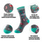 Custom christmas crew socks for winter china Sock OEM manufacturer Want （xiamen）industrial Co,. Ltd