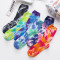 Tie Dye Socks Casual Couple Socks china Sock OEM manufacturer Want （xiamen）industrial Co,. Ltd