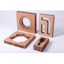 Die cutting packaging Honey comb core paper cardboard sandwich panels